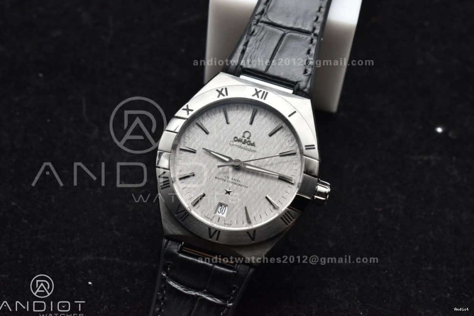 Edition on Black Super Constellation 1:1 Gummy Strap SS Clone Best VSF Dial Gray A8900 1226